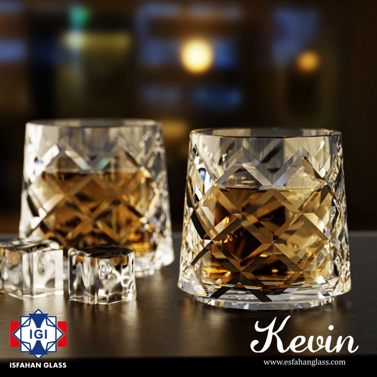 لیوان کوین 🔥محصول شیشه بلور اصفهان 🇮🇷