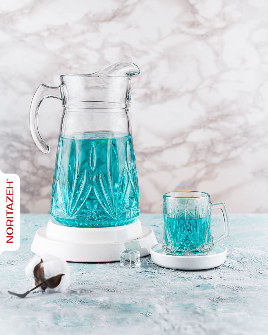 نیم لیوان مارکینز دسته دار نوری تازه 🇮🇷