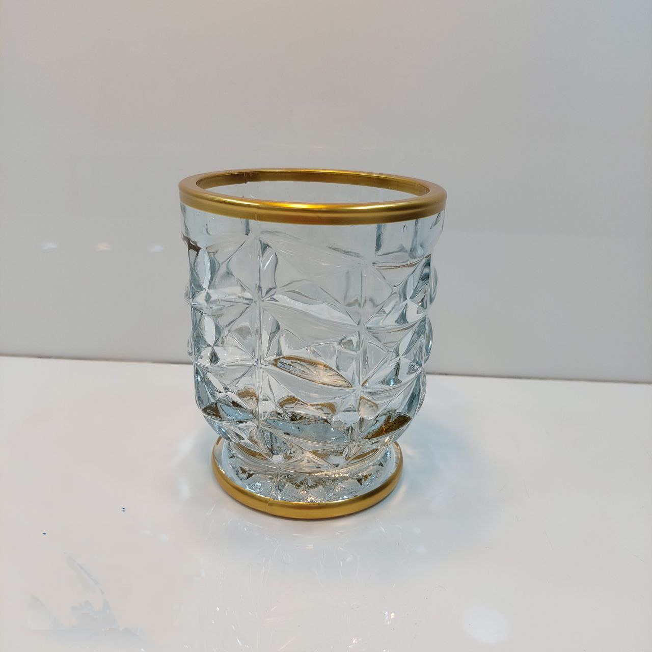 سرویس آکوامارین لب طلایی و شامپاینی