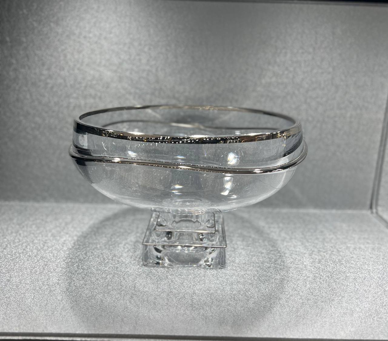 سرویس مورا کریستال چین لب نقره