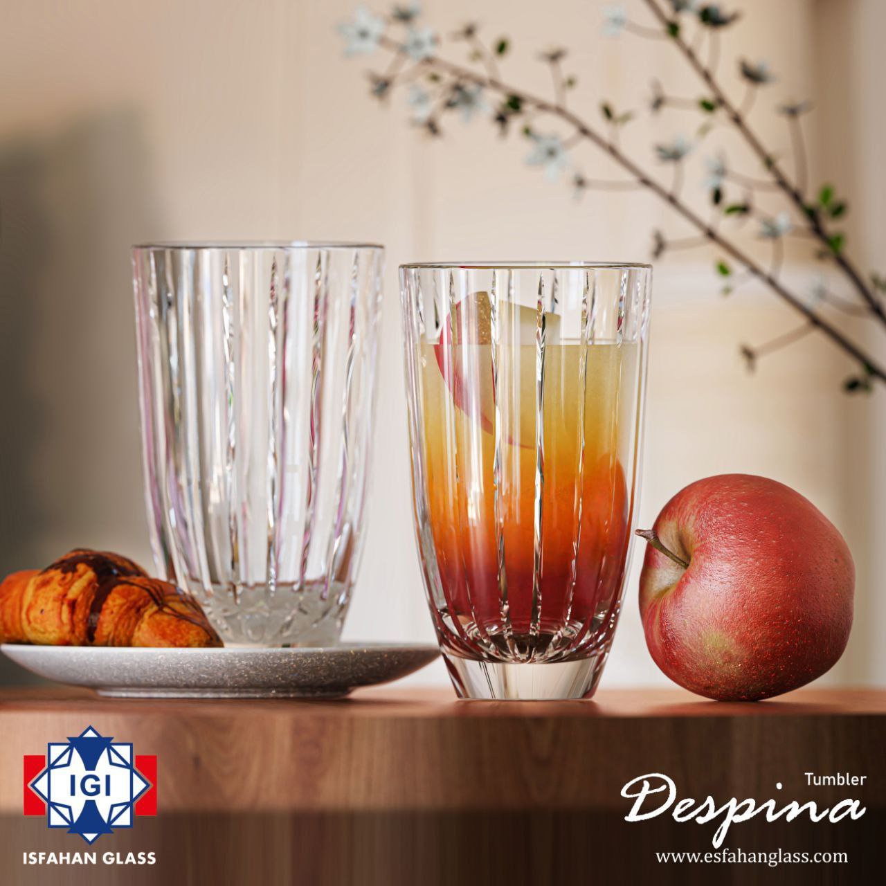 نیم لیوان دسپینا 🔥 محصول بلور اصفهان