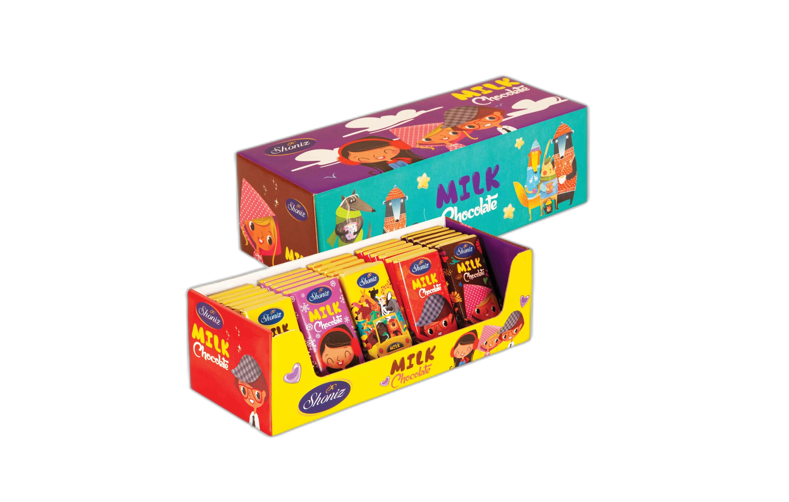 شکلات مینی تابلت شیری