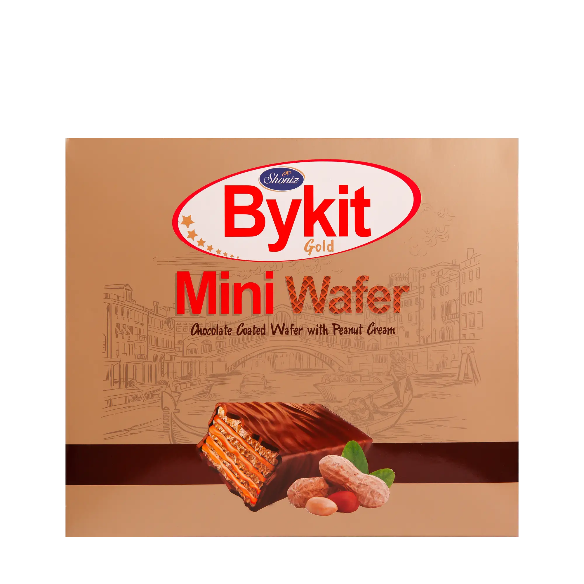 مینی بایکیت شکلاتی طلایی