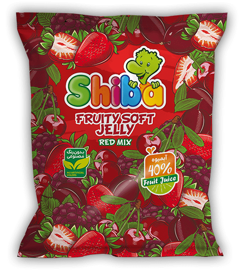 پاستیل آبمیوه ای بزرگ شیبا