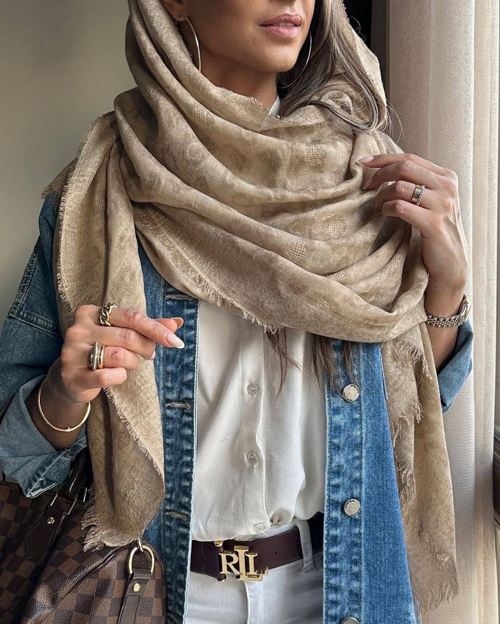 شال پلنگی کنفی