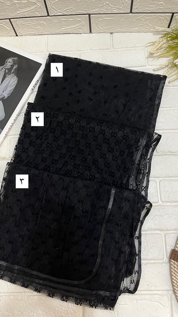 شال توری مشکی