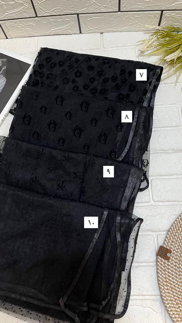 شال توری مشکی