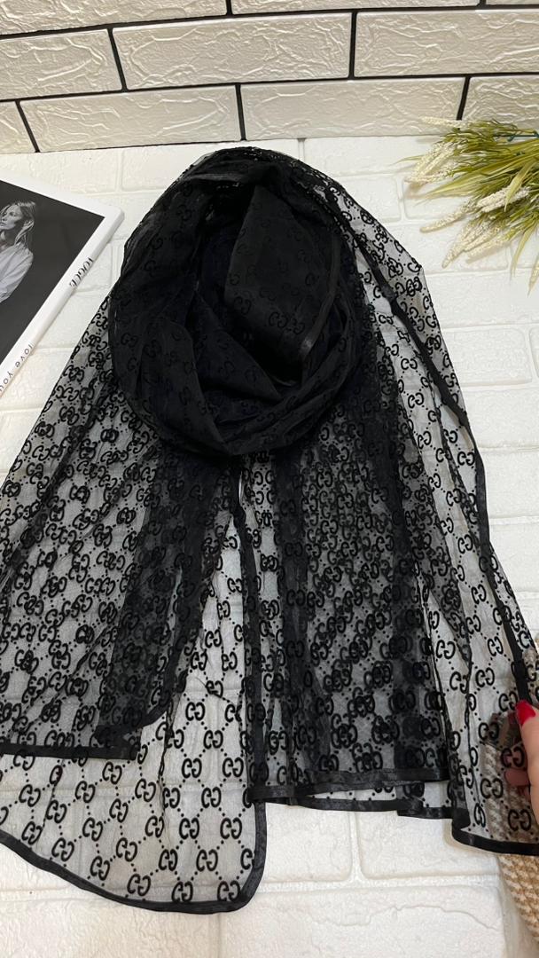 شال توری مشکی