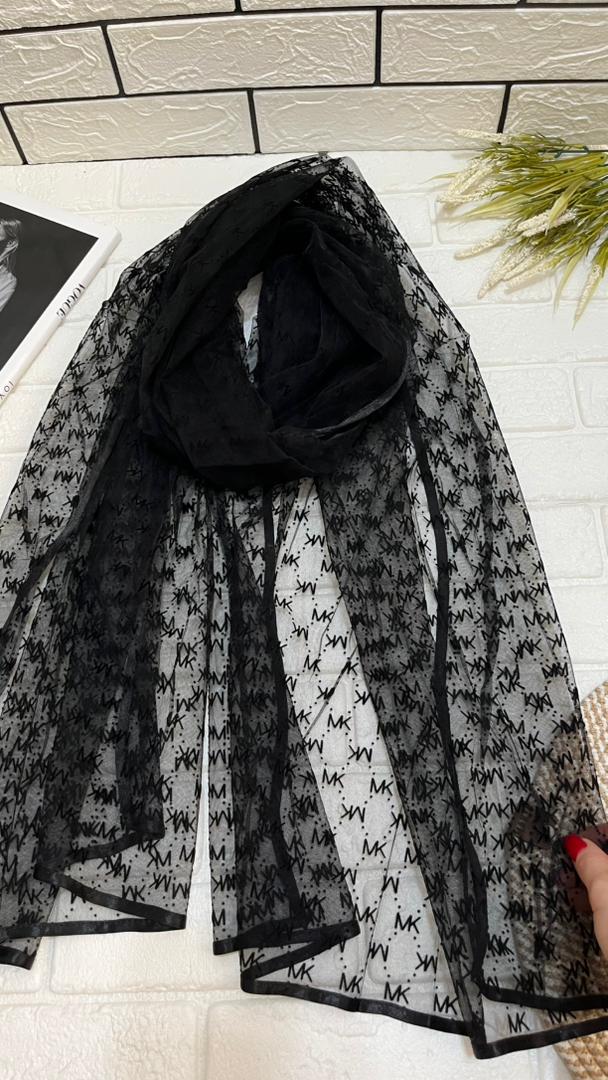 شال توری مشکی