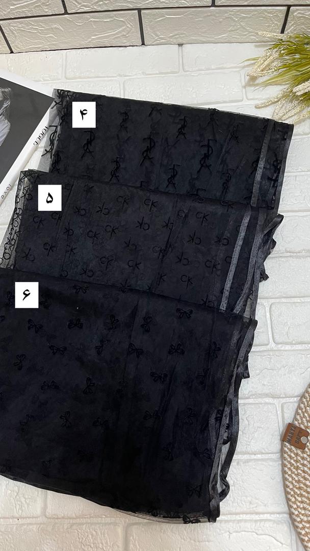 شال توری مشکی