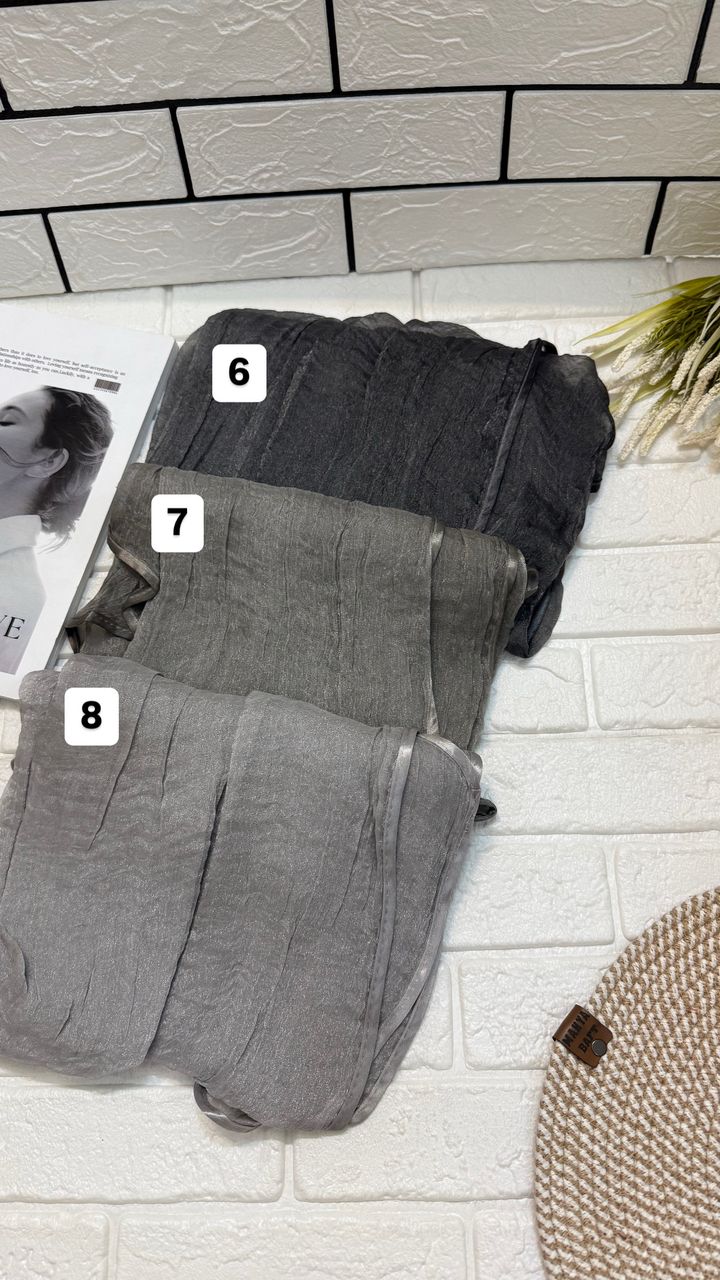 شال حریر شیشه ای