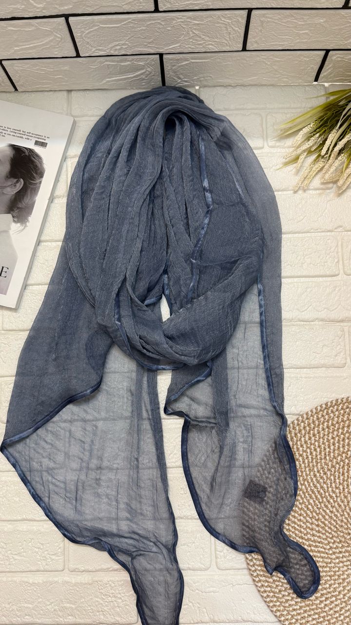 شال حریر شیشه ای