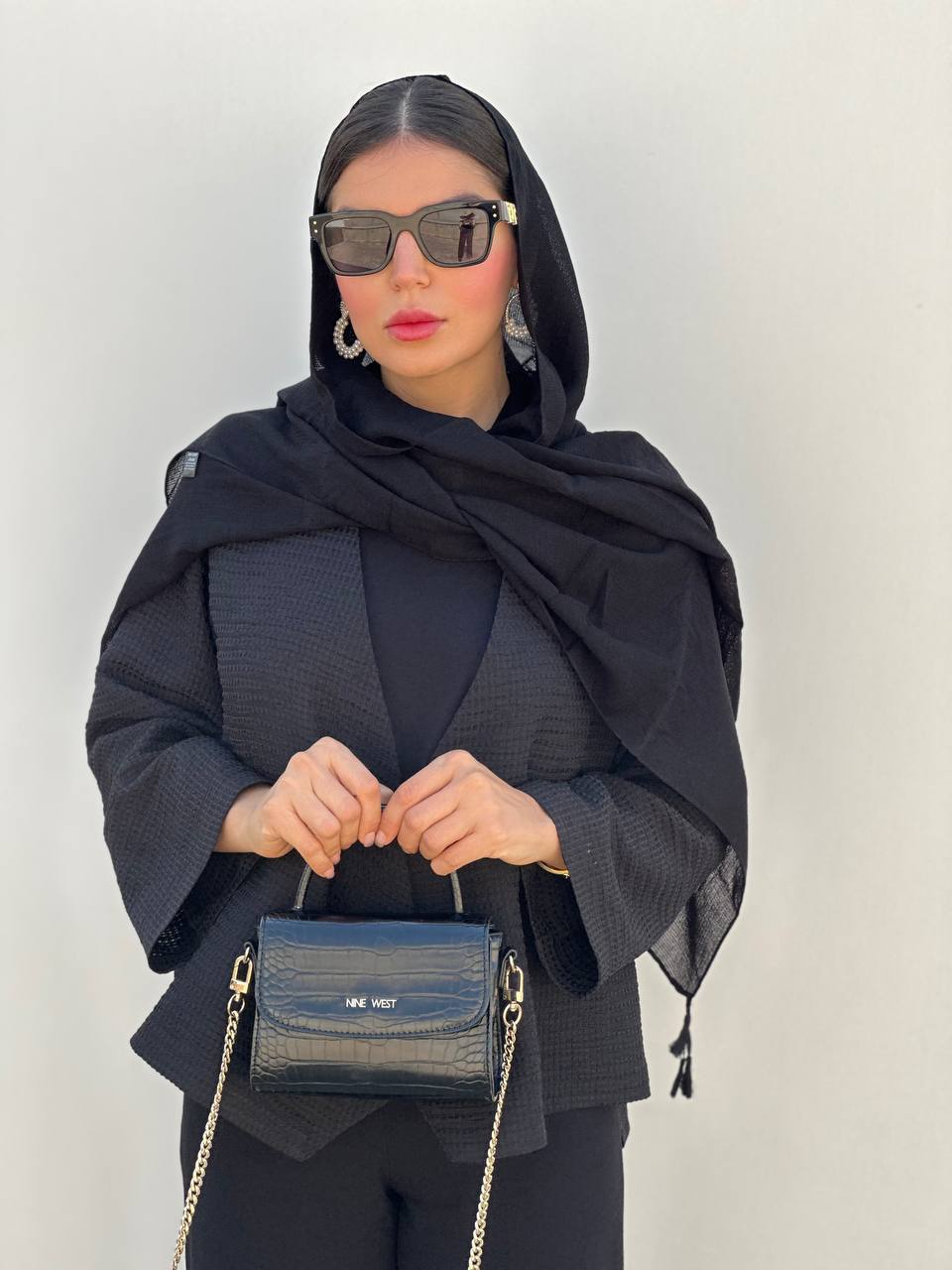 شال مشکی گلکسی