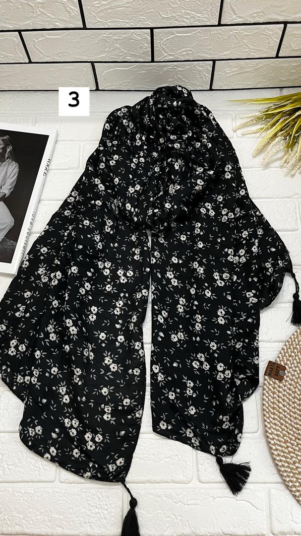 شال نخی گلدار