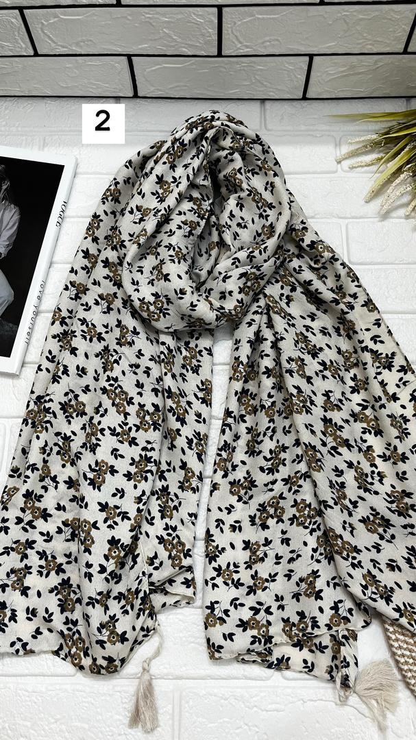 شال نخی گلدار