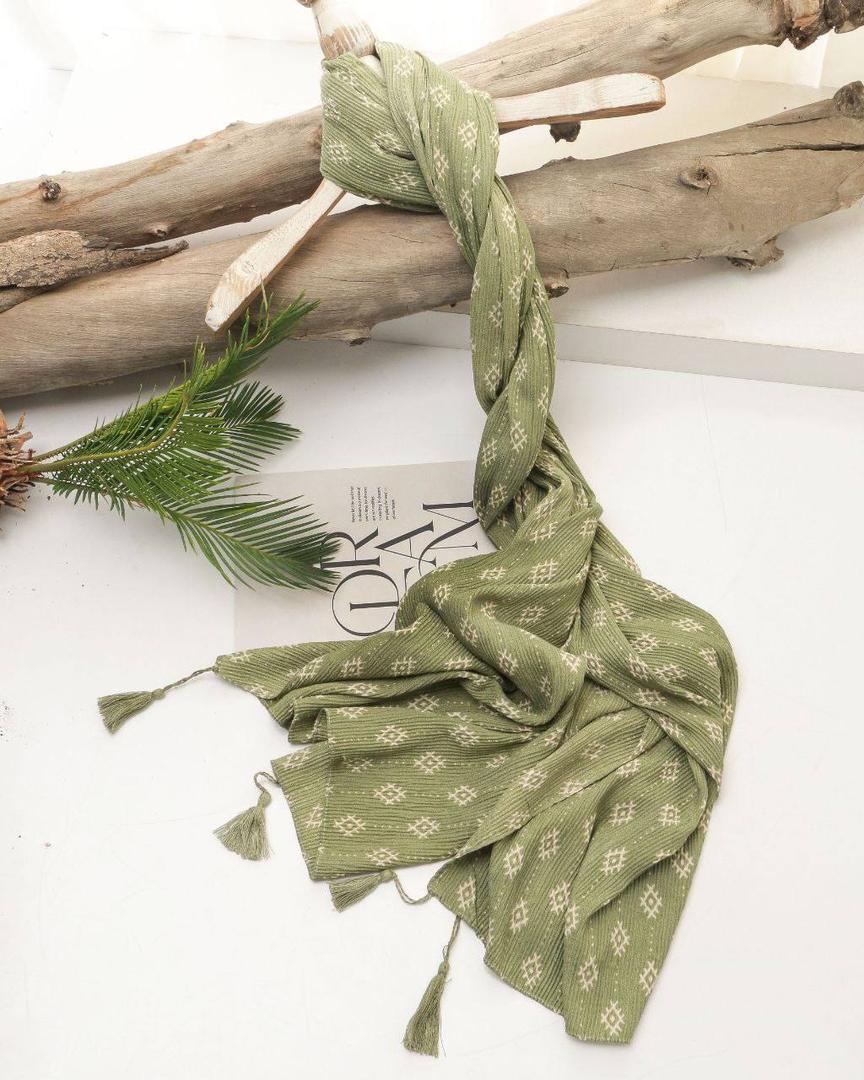 شال پلیسه نخ کریشه