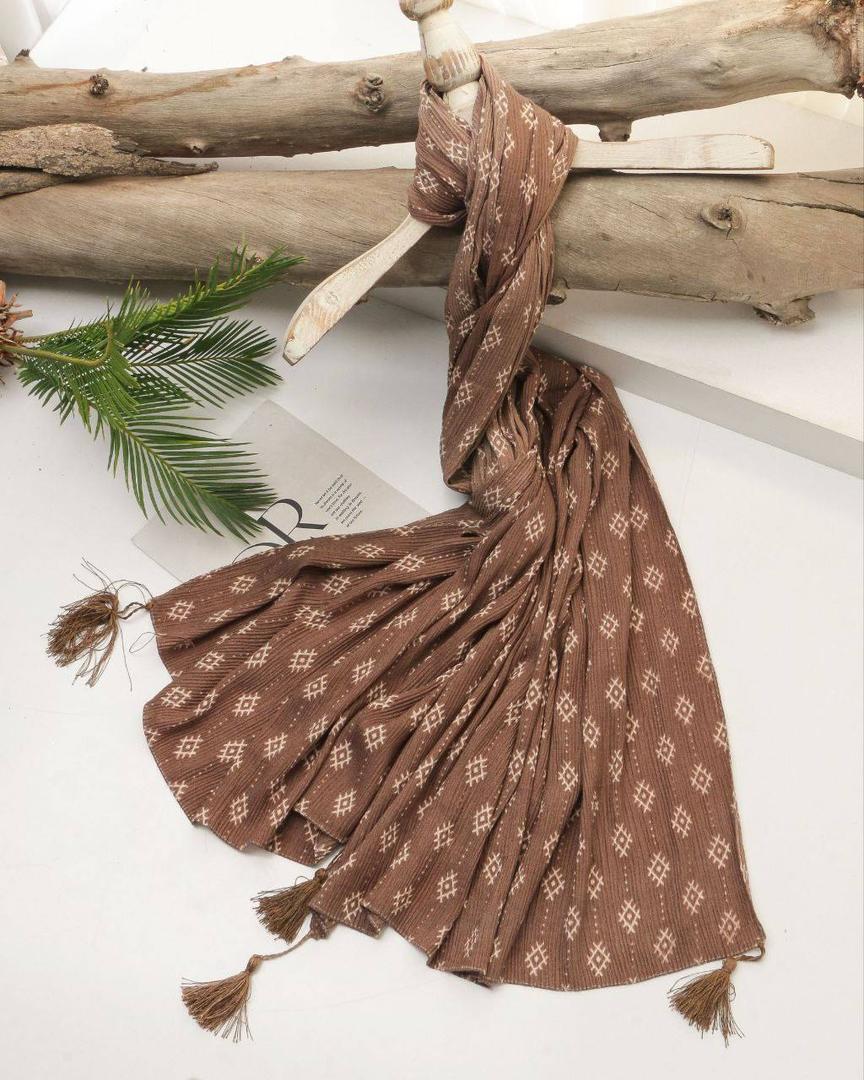 شال پلیسه نخ کریشه