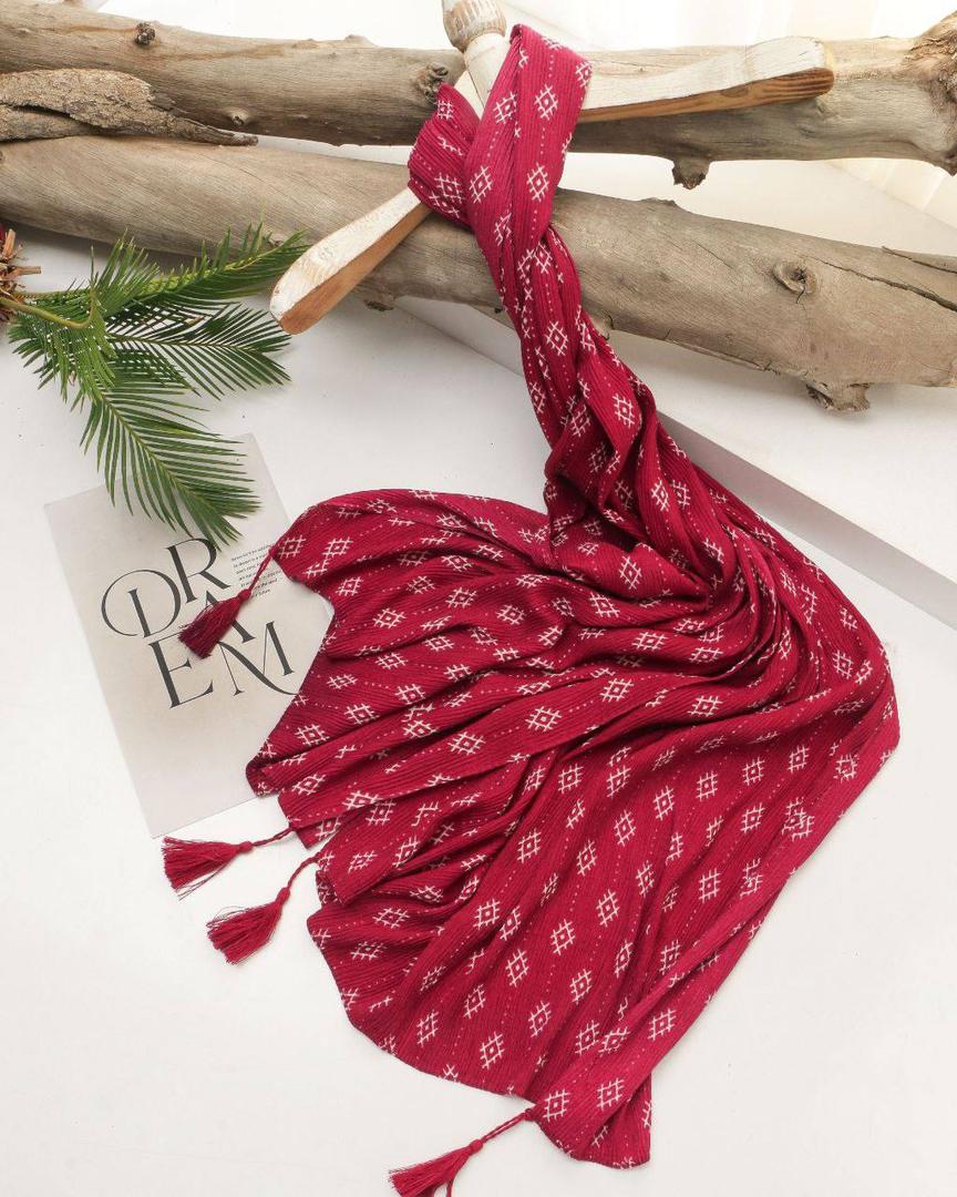 شال پلیسه نخ کریشه