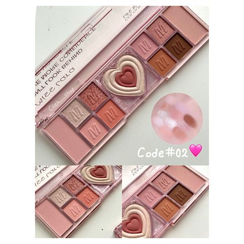 پالت سایه پینترستی قلبی