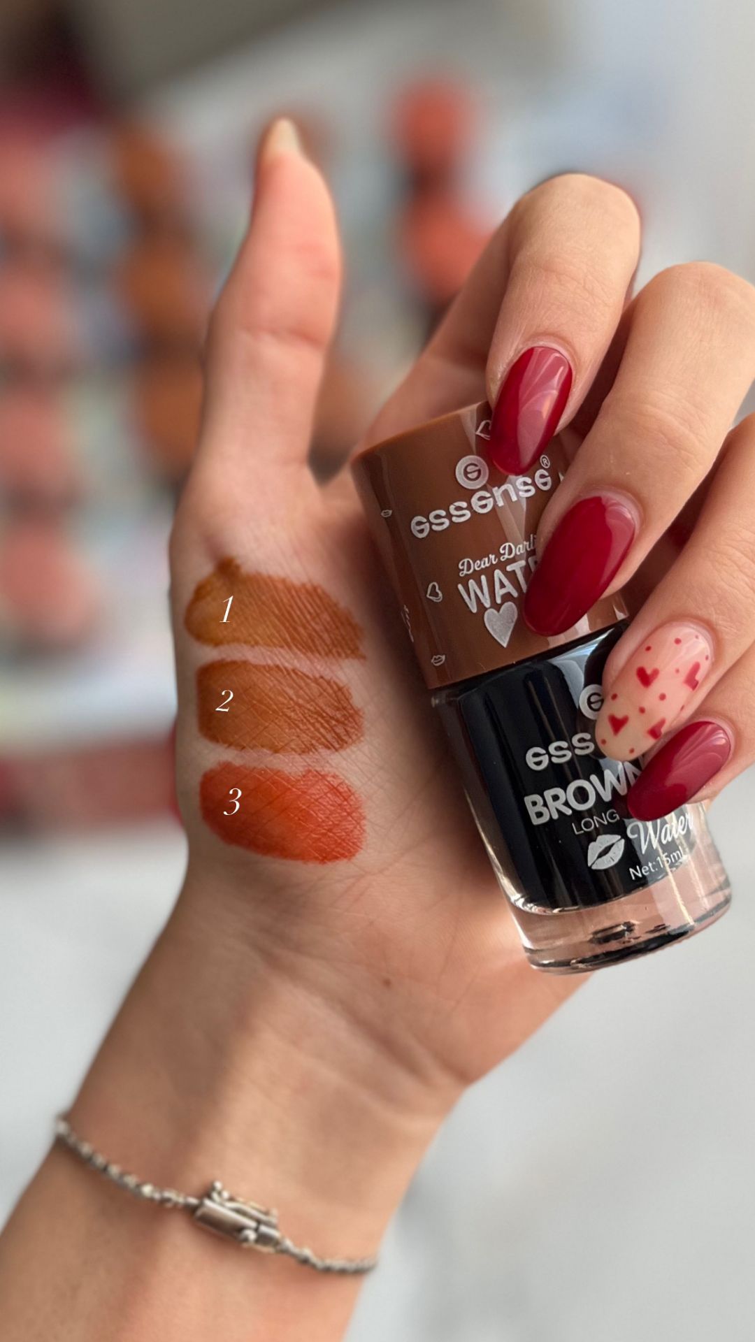 تینت لب قهوه‌ای جعبه دار