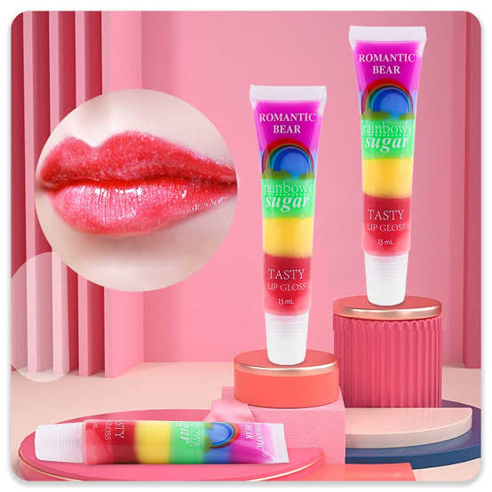 لیپ گلاس (برق لب) حرارتی رنگین کمانی