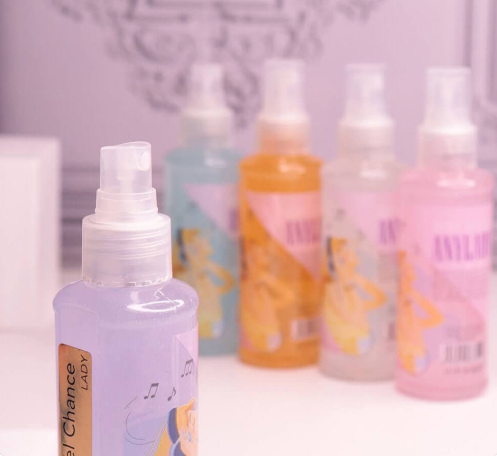 بادی اسپلش شاین دار طرح دختر