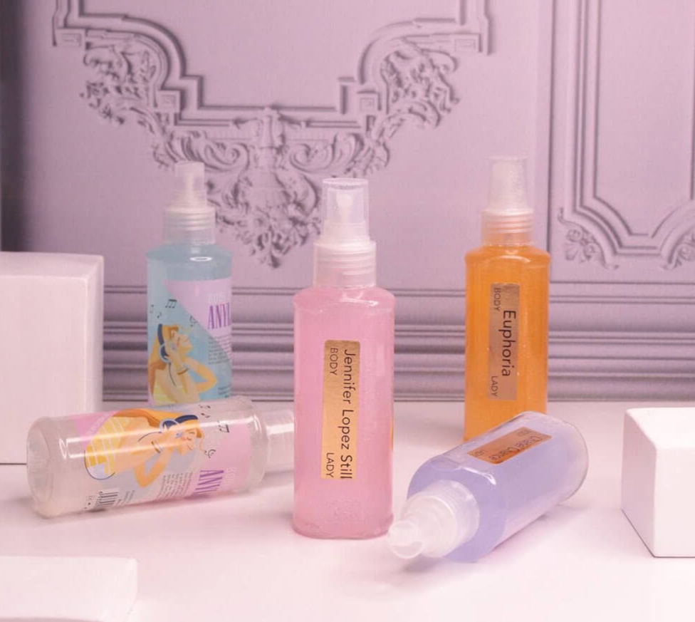 بادی اسپلش شاین دار طرح دختر