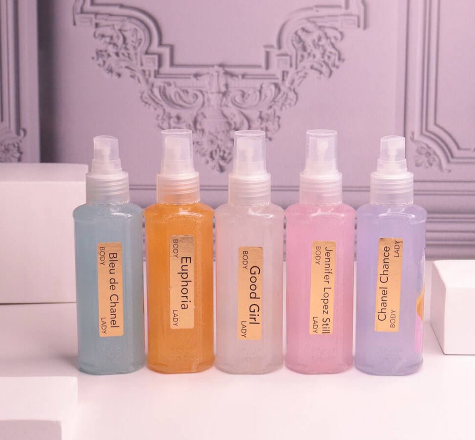 بادی اسپلش شاین دار طرح دختر