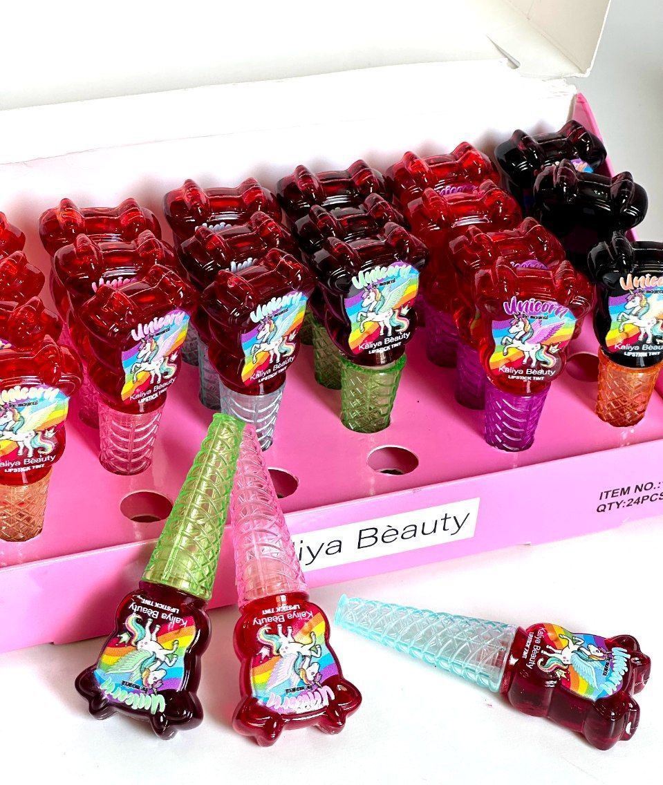 تینت لب طرح آبنباتی