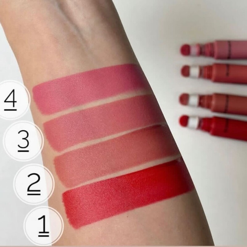 رژلب و رژگونه کوشنی (پددار)