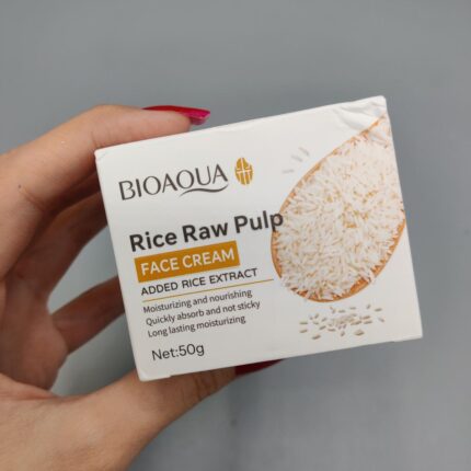 کرم آبرسان مخصوص صورت عصاره برنج