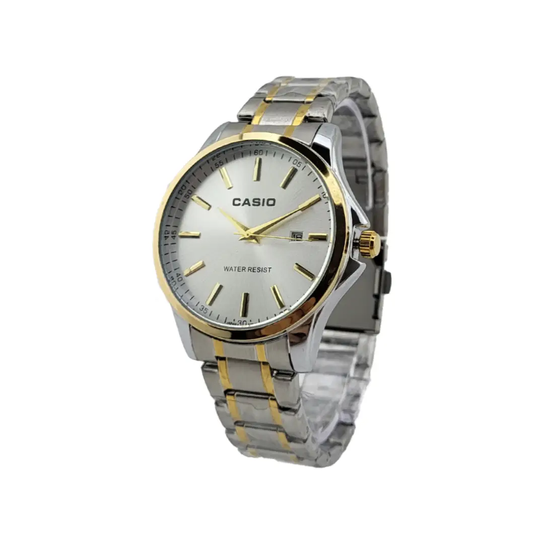 ساعت کاسیو مردانه صفحه نقره ای مدل Casio-2275-G