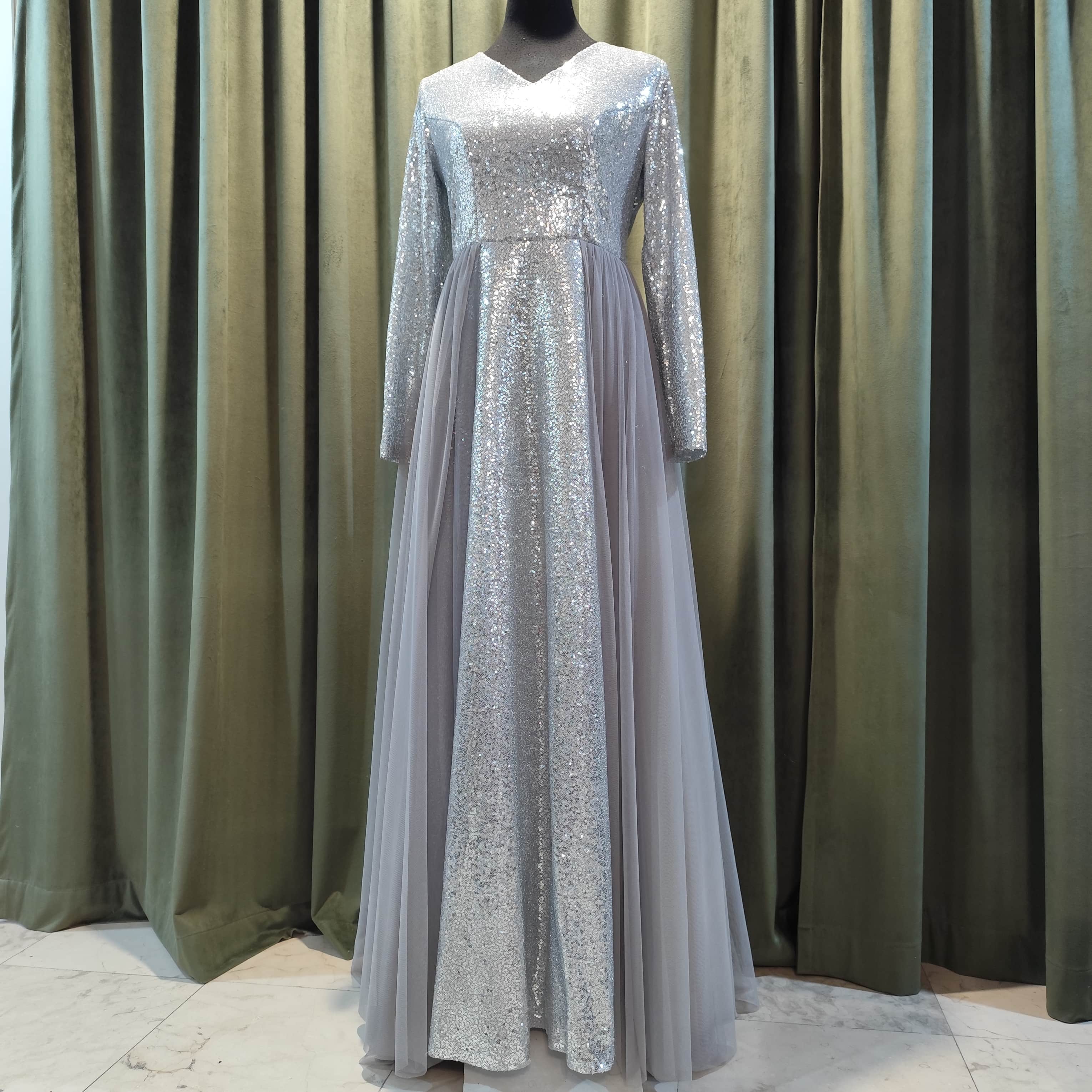 لباس مجلسی مدل پولکی