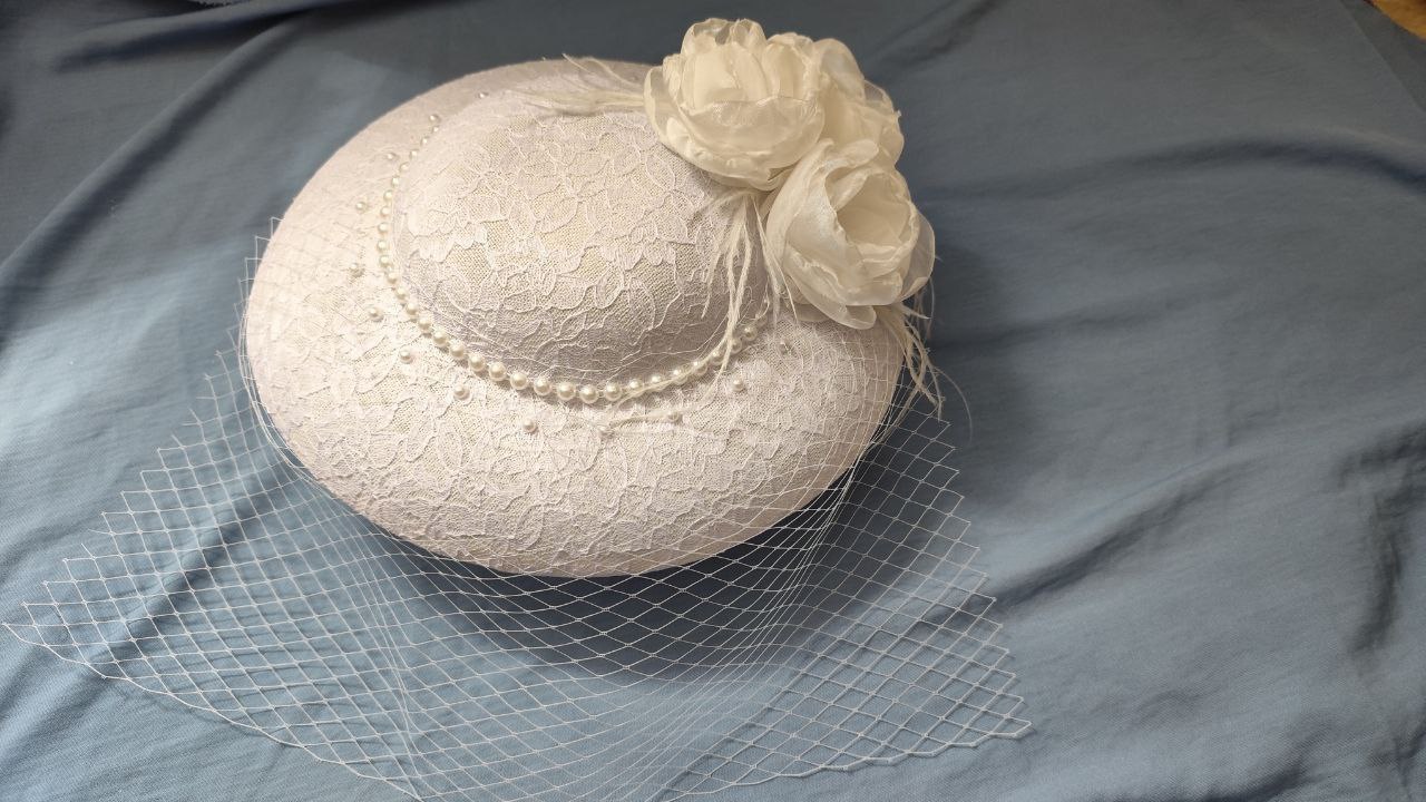 کلاه عروس مدل آیدا