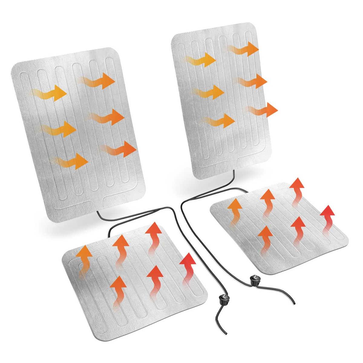 قیمت و خرید پد حرارتی صندلی بهمراه کلید سه حالته (پک دوتایی)