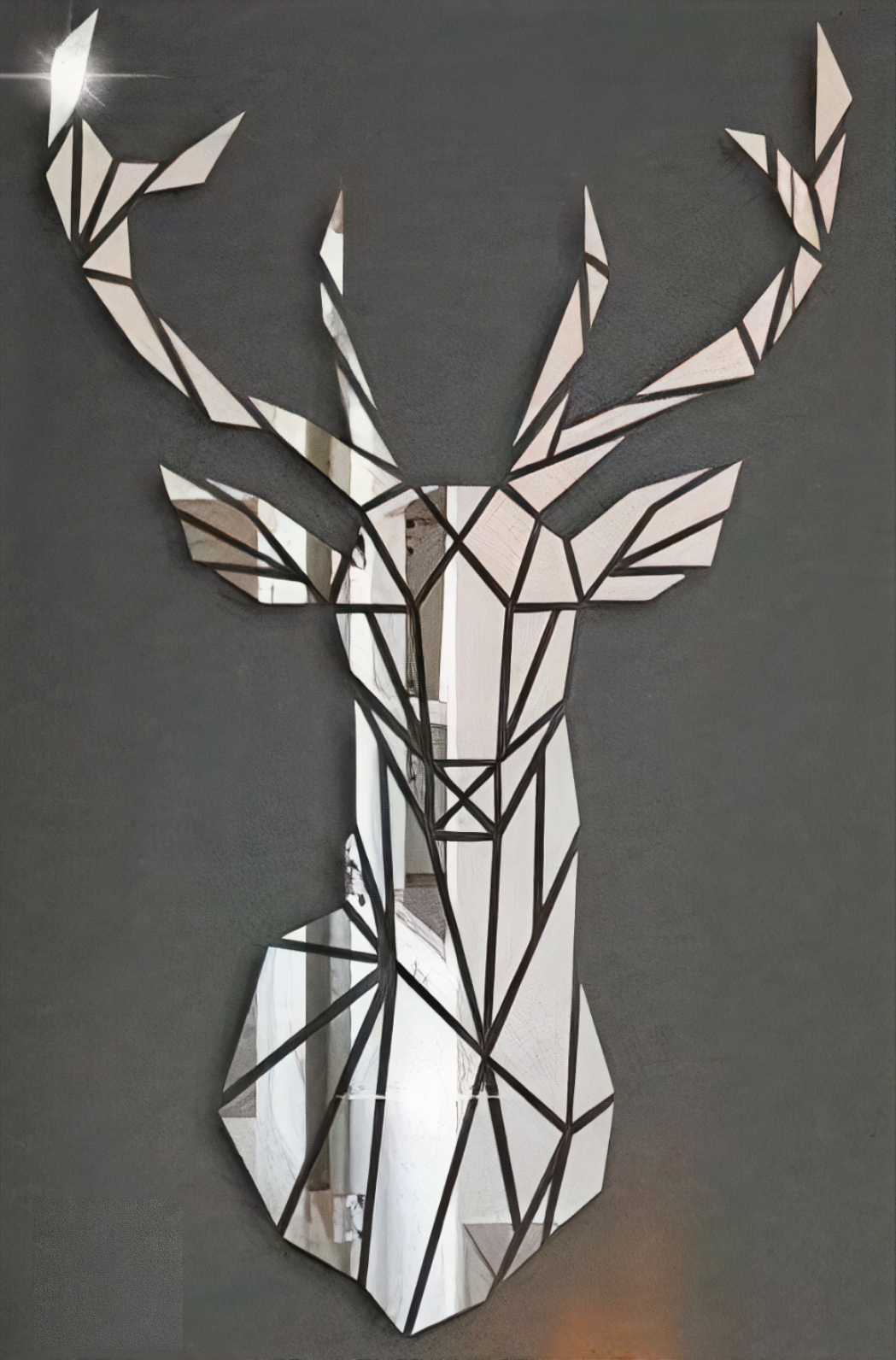 قیمت و فروش آینه پازلی طرح گوزن