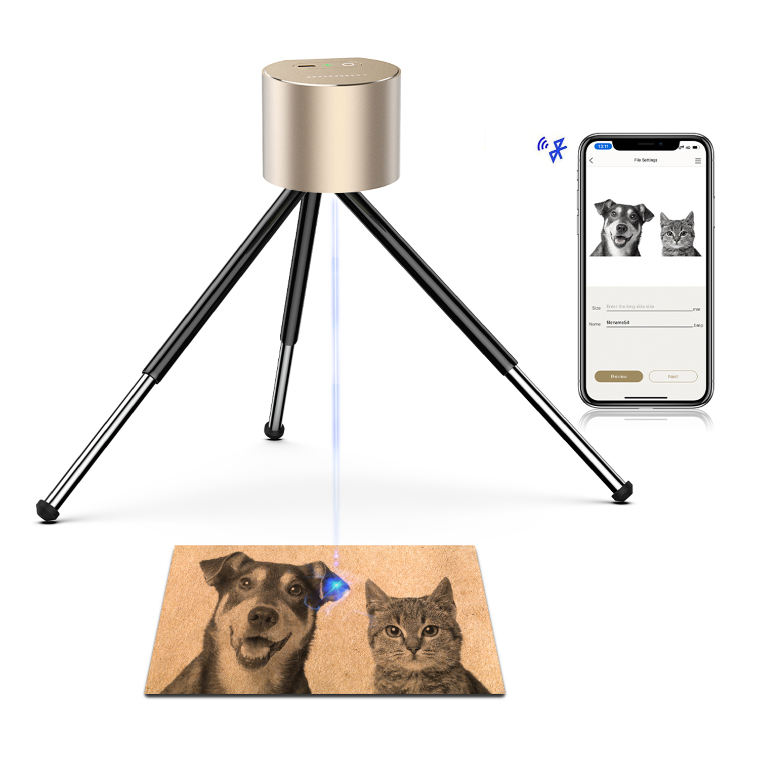 قیمت و فروش لیزر حکاکی هوشمند قابل حمل LaserPecker