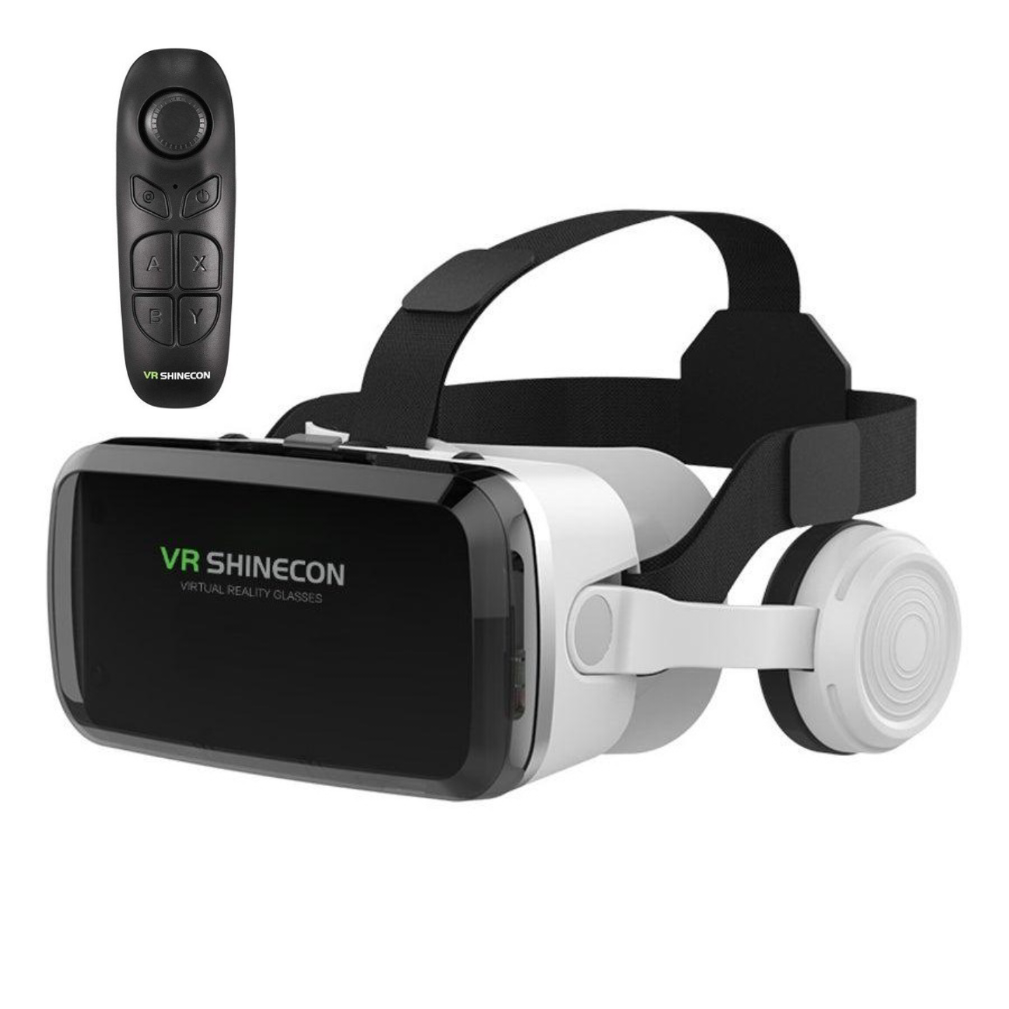 خرید و قیمت عینک و هدست واقعیت مجازی بلوتوثی بهمراه دسته بازی G04BS