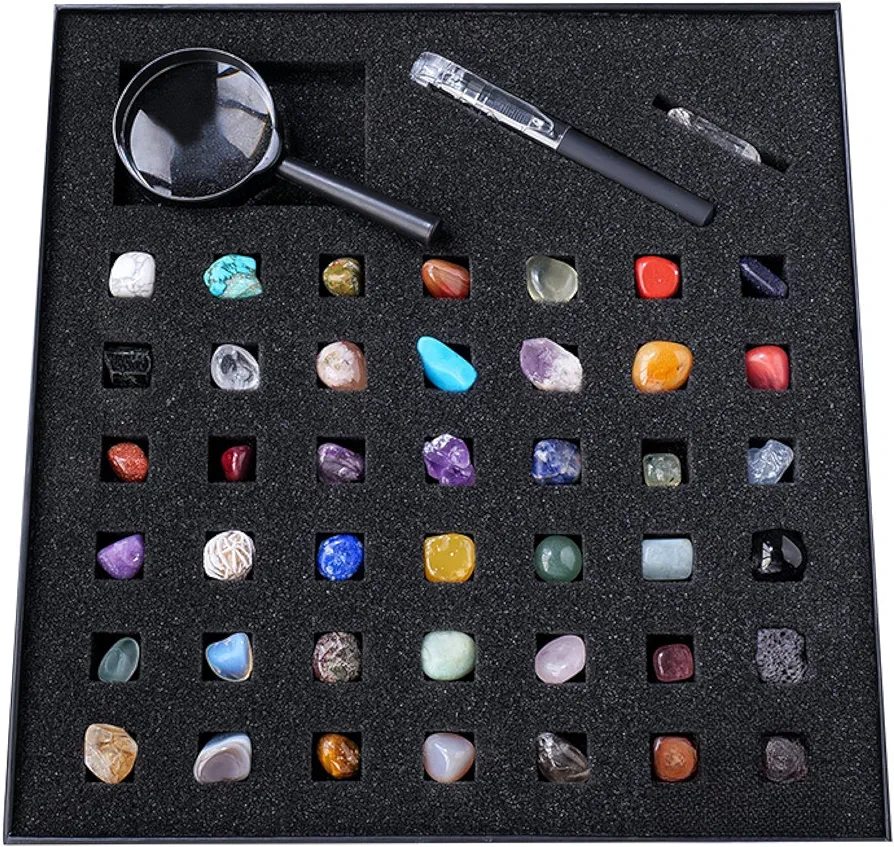 قیمت و فروش پک کلکسیونی سنگ های نایاب طبیعی و معدنی