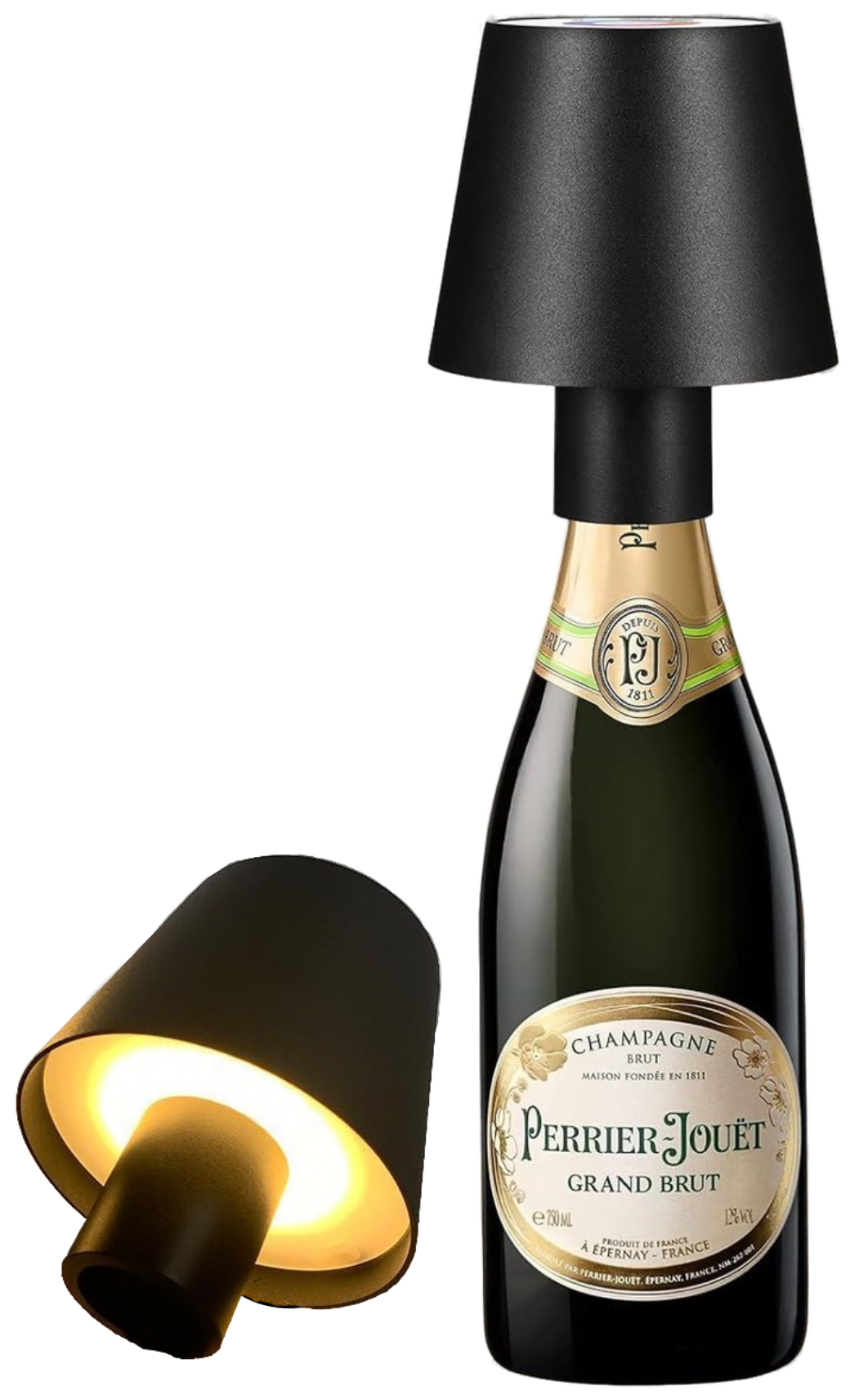 آباژور لمسی رومیزی سازگار با بطری