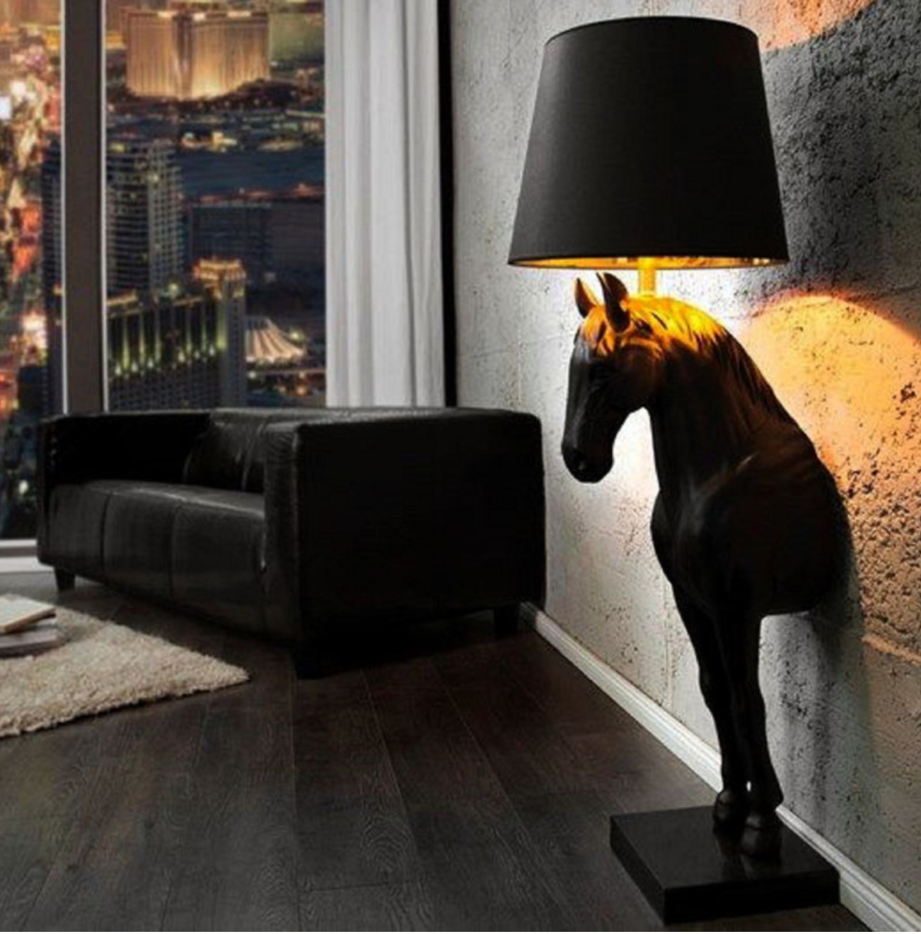 قیمت و فروش آباژور اسب ایستاده دیواری