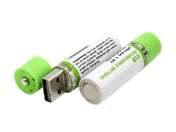 باتری قلمی قابل شارژ با USB