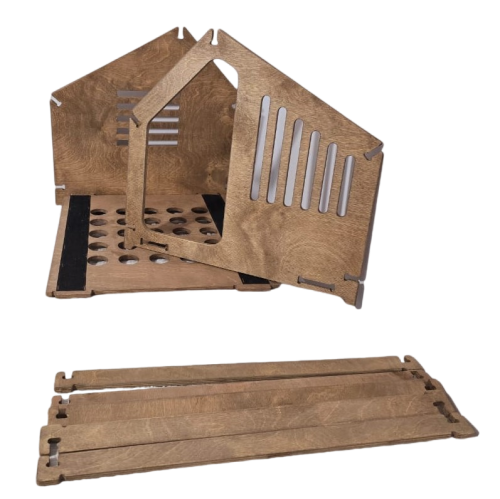 قیمت و فروش باکس خواب چوبی گربه و سگ CHUCAT