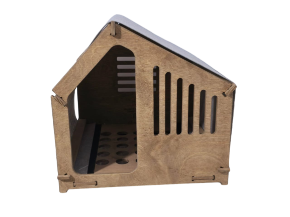 قیمت و فروش باکس خواب چوبی گربه و سگ CHUCAT