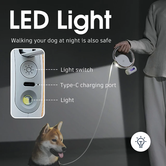 بند نگهدارنده (لیش) هوشمند سگ ۳ متری PET