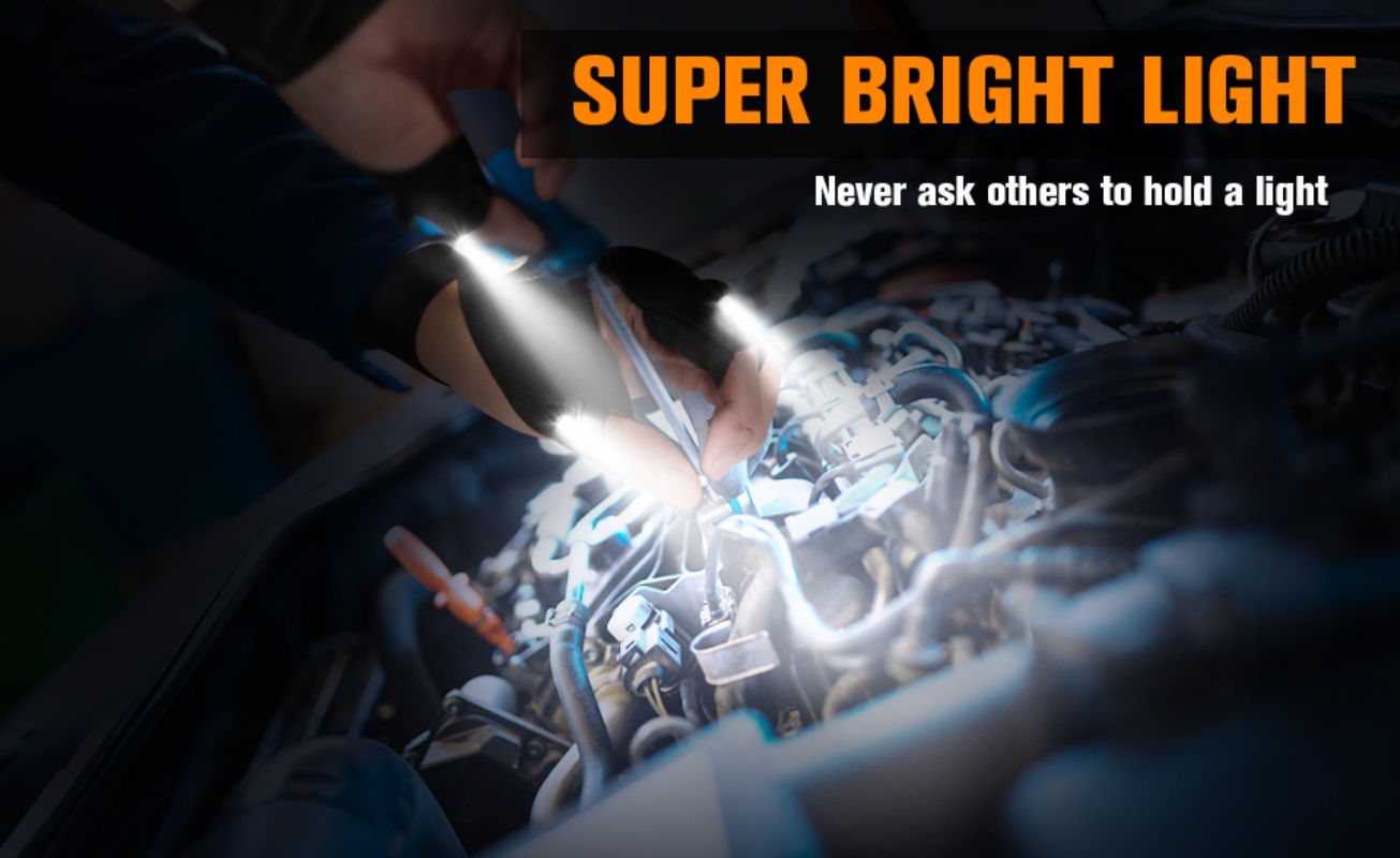 دستکش چراغ دار گلولایت