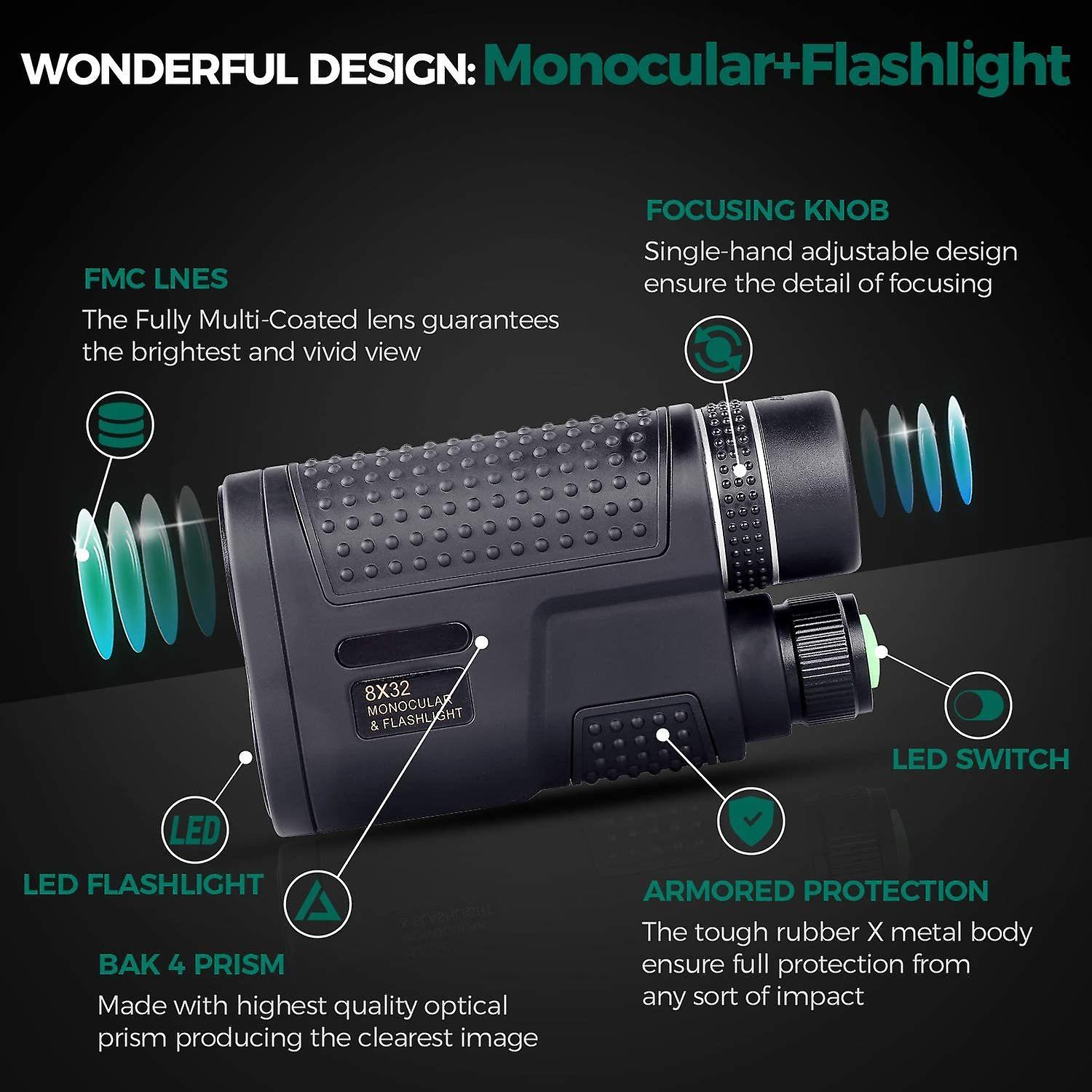دوربین تک چشمی چندمنظوره با لنز HD