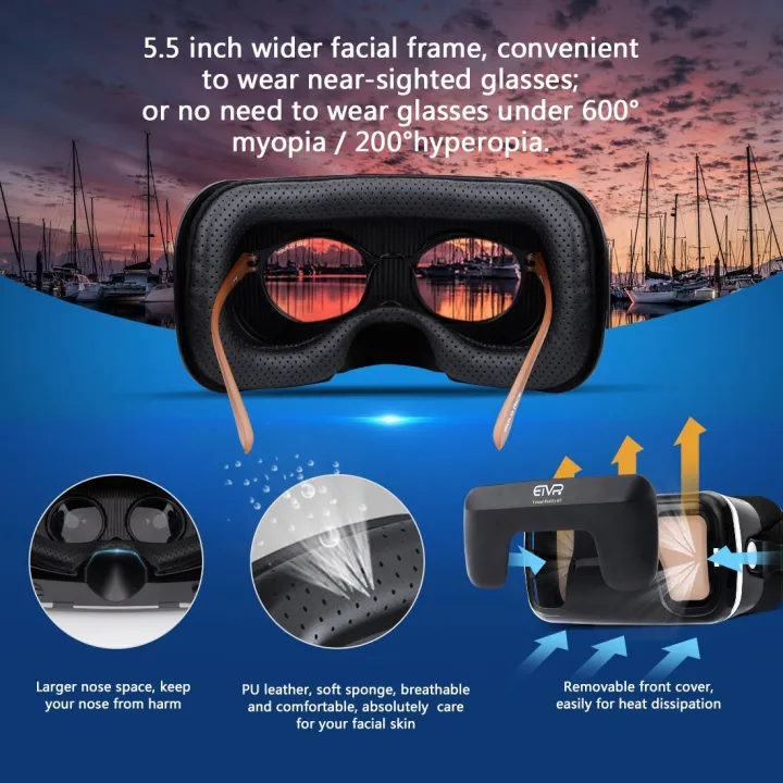 فروشعینک واقعیت مجازی بهمراه هدست و دسته بلوتوثی SHINECON