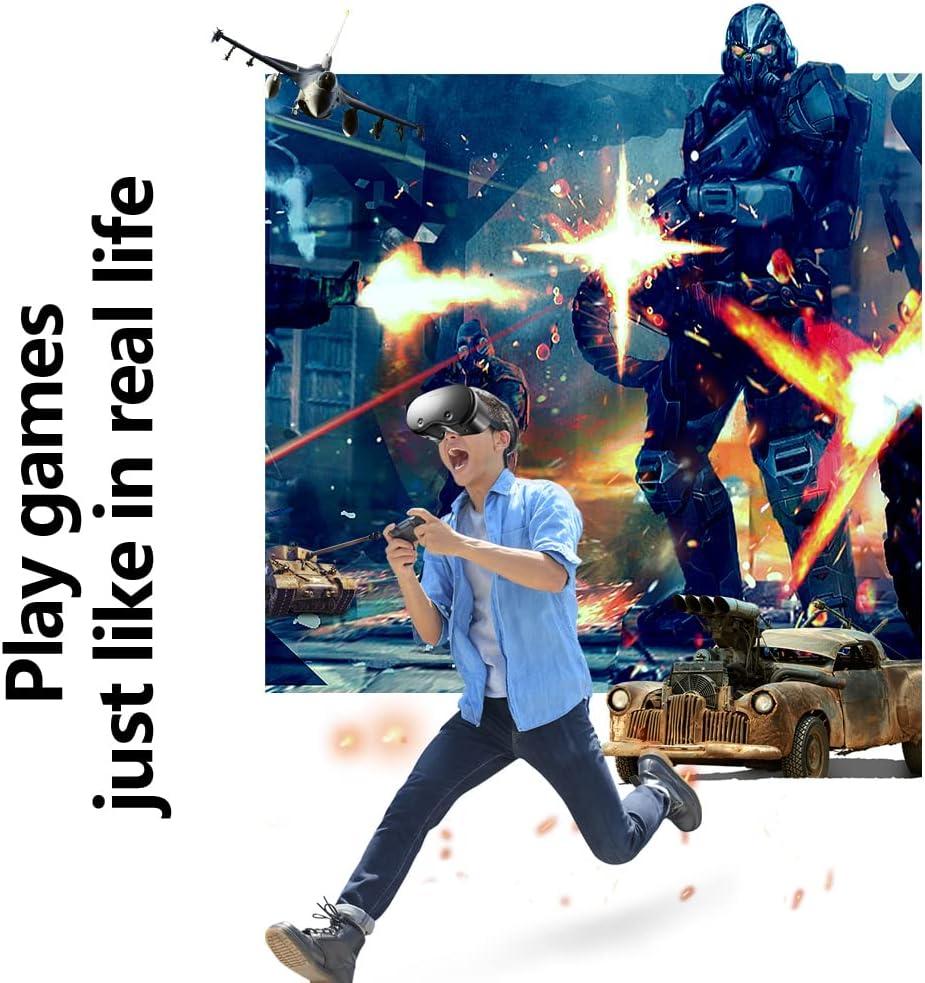 خرید و قیمت عینک واقعیت مجازی بهمراه کنترل بازی VRG