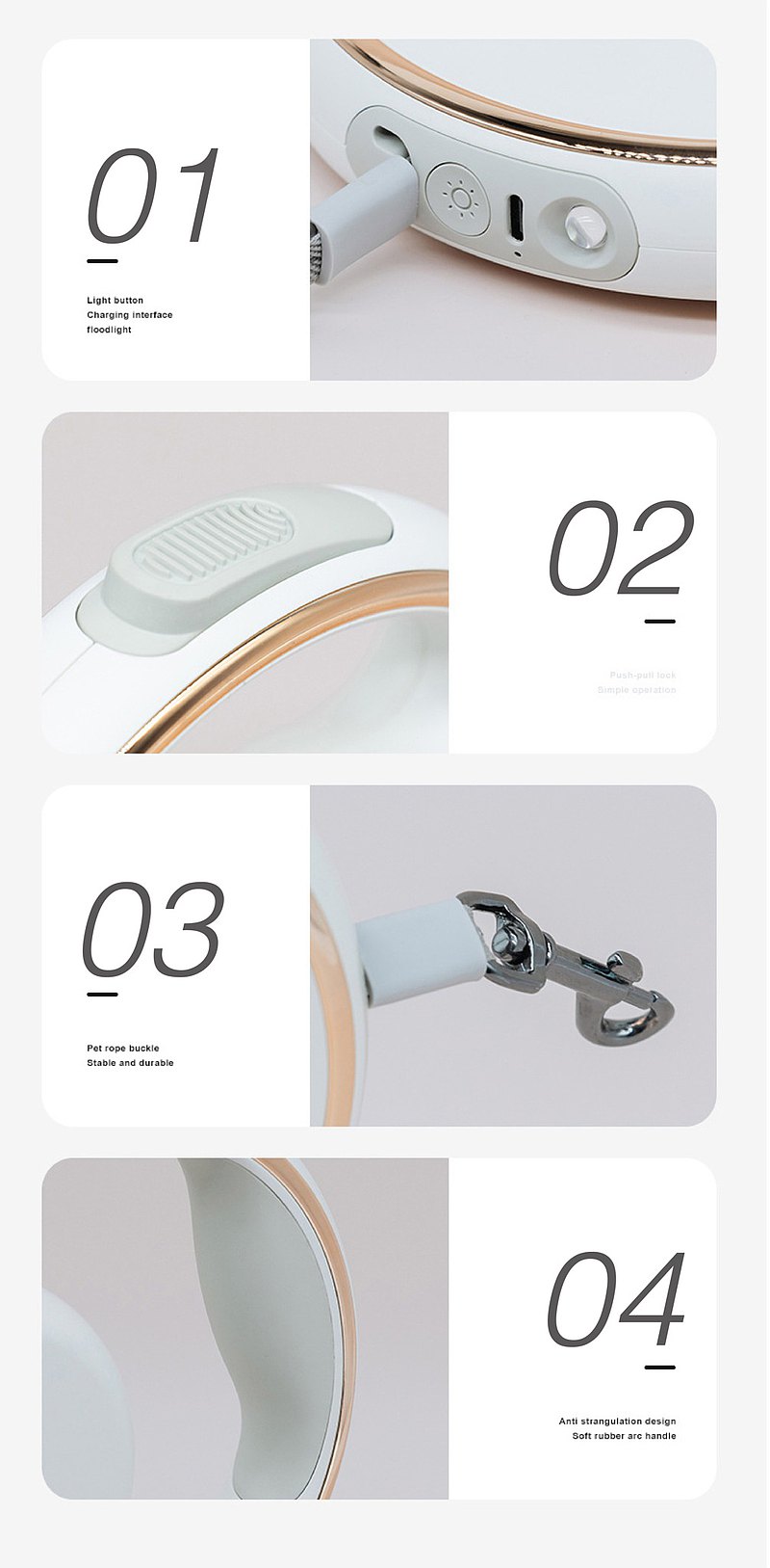 بند نگهدارنده (لیش) هوشمند سگ ۳ متری PET